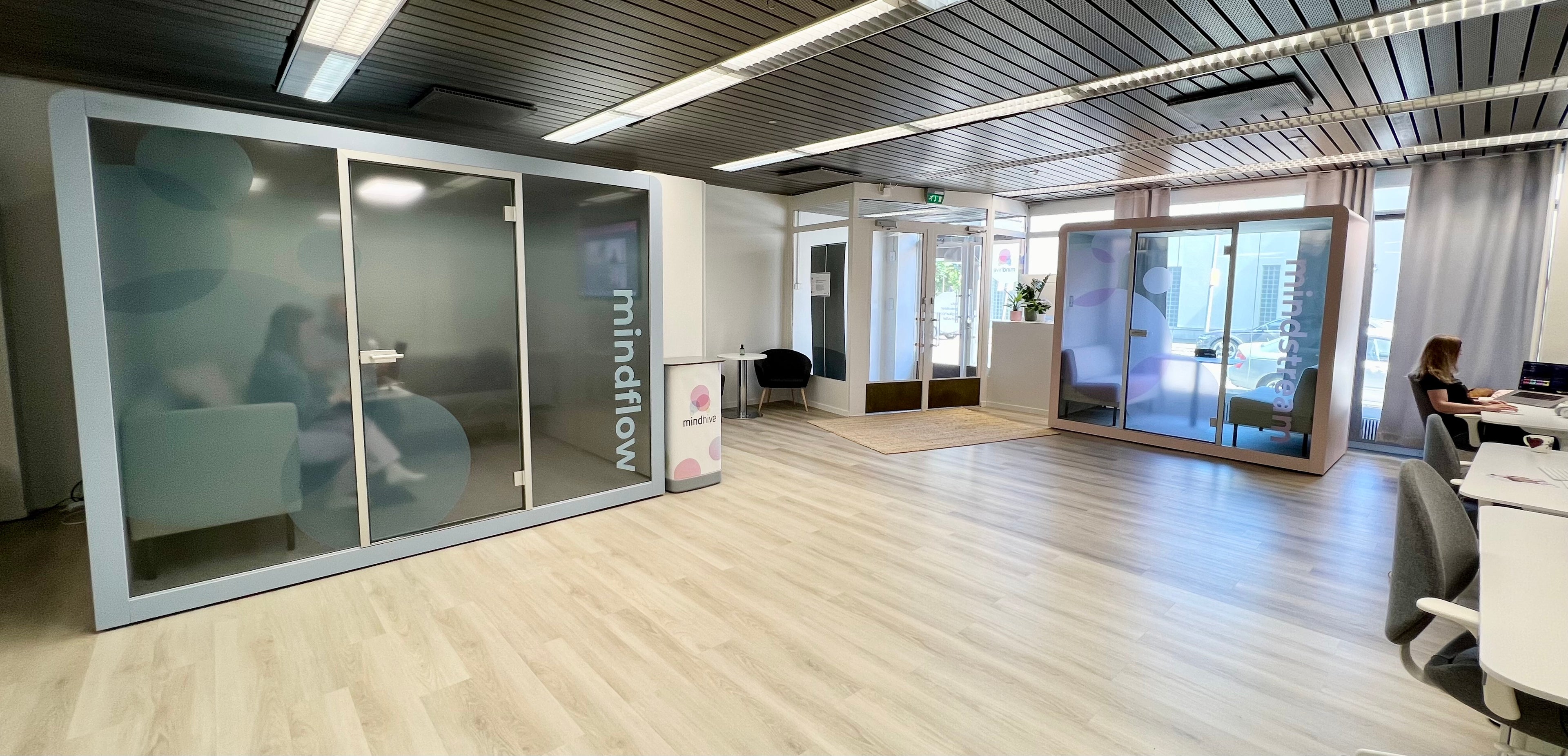 Mindhive äänieristetyt kokoustilat